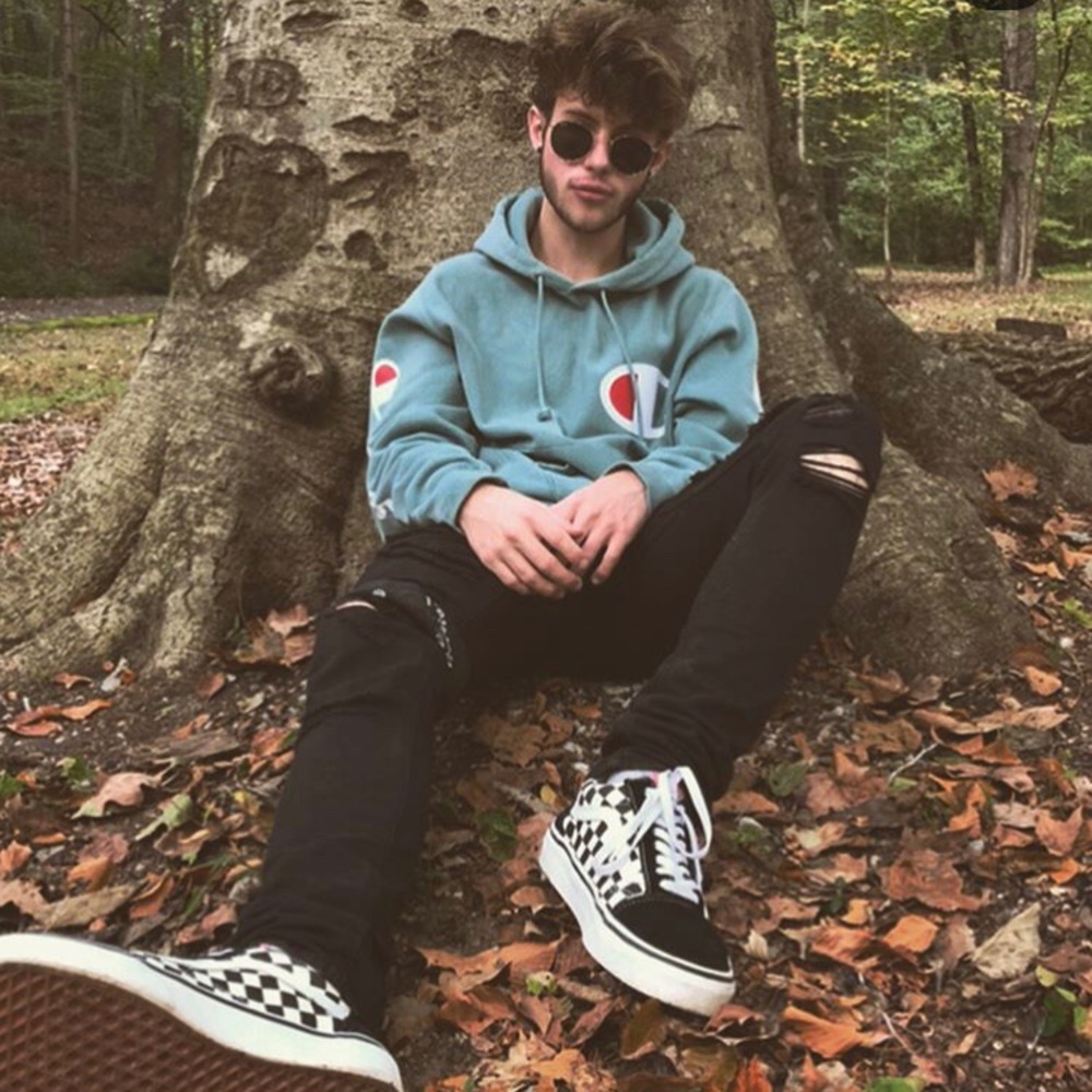 Light Blue Champion Hoodie